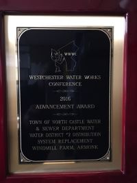 2016 Annual Water System Advancement Award